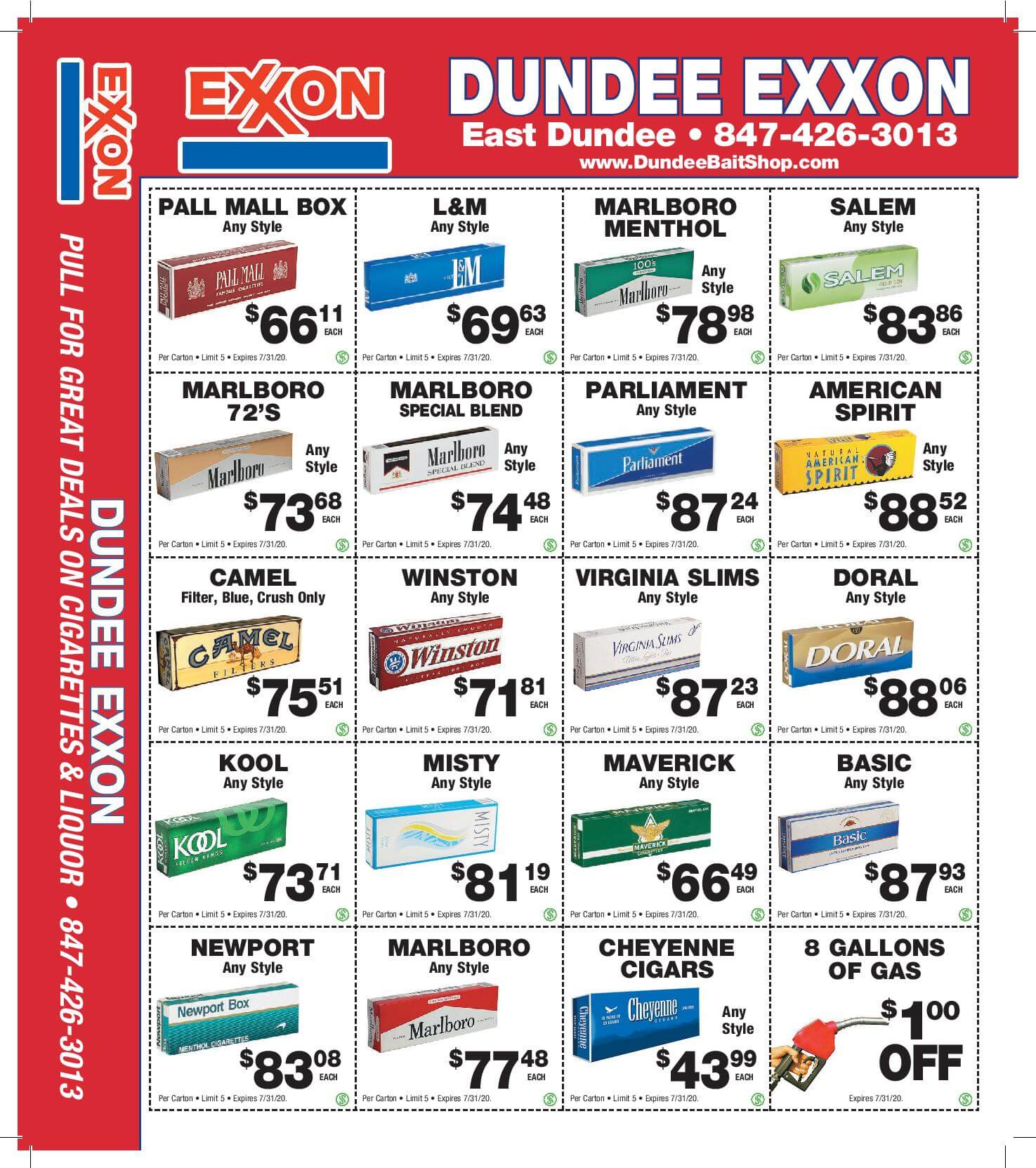 Coupons Dundee Bait Shop